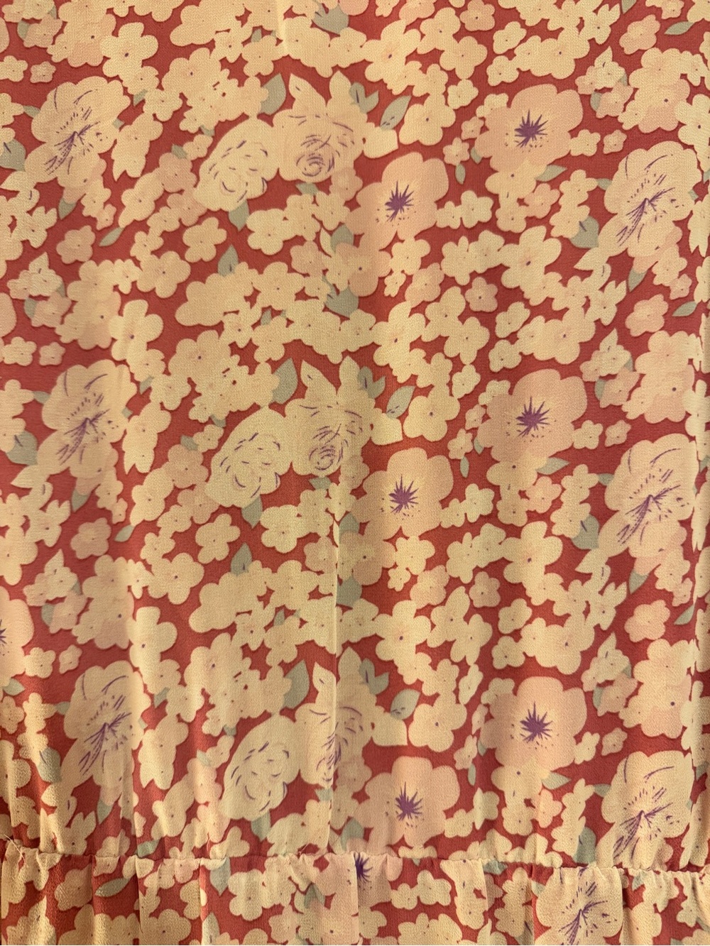 Sabo Skirt Pink Floral Babydoll Dress, XS - Picture 9 of 13